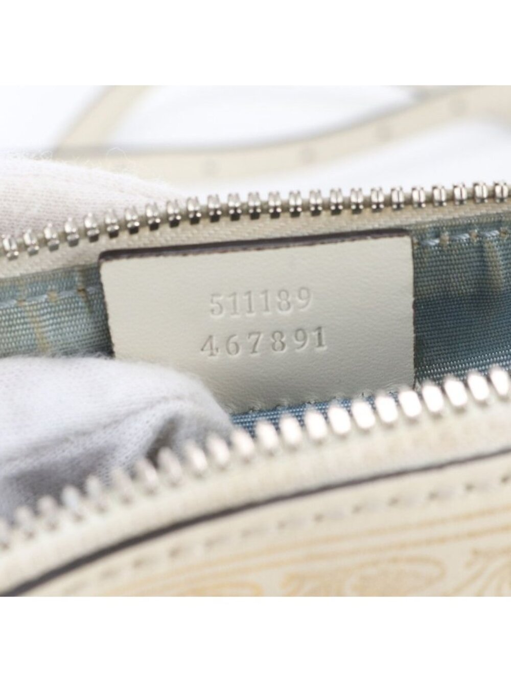 ★SOLD★ Gucci Sega Collaboration Guccy Print Leather Shoulder Bag Crossbody Rbe - Picture 10 of 10